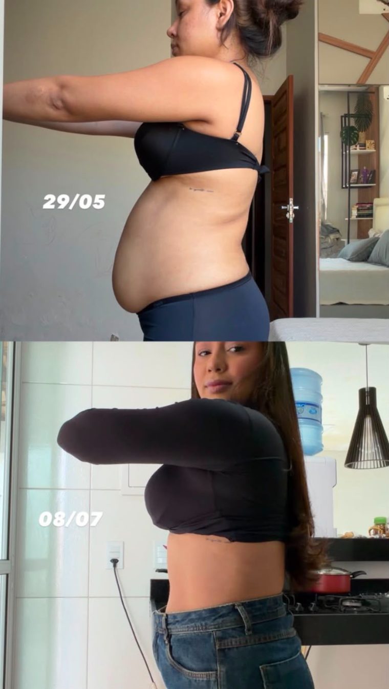 Antes e depois de cliente 3