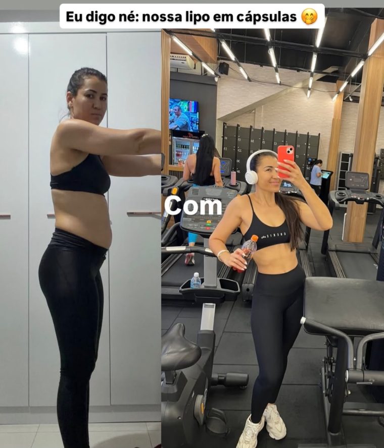 Antes e depois de cliente 6